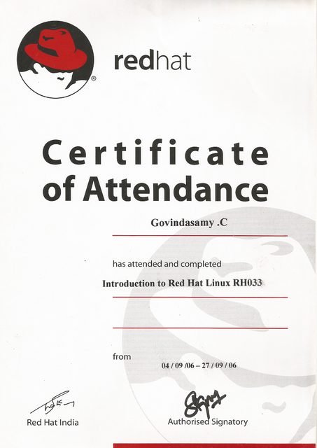 Red Hat RH033 — Introduction to Linux