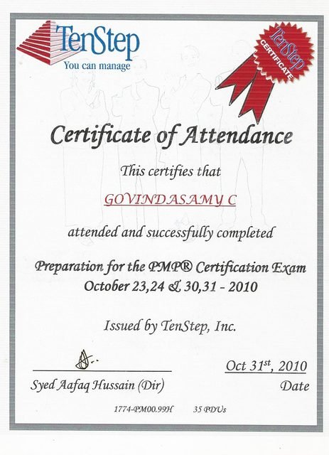 PMP Exam Preparation — TenStep