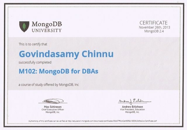 MongoDB University — M102 for DBAs