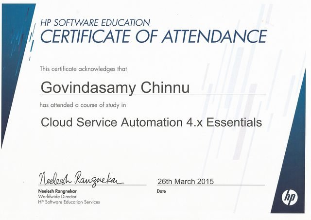HP Cloud Service Automation 4.x