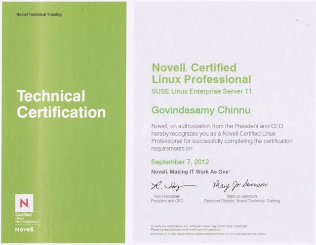 Novell Certified Linux Professional — SUSE 11