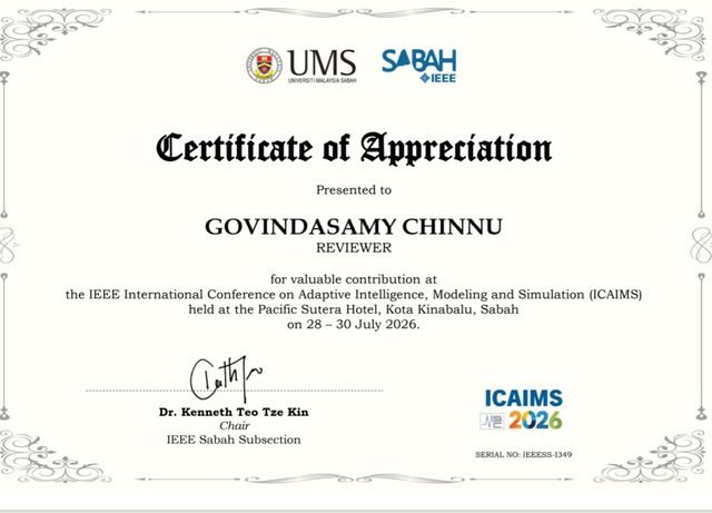 IEEE ICAIMS 2026 — Reviewer